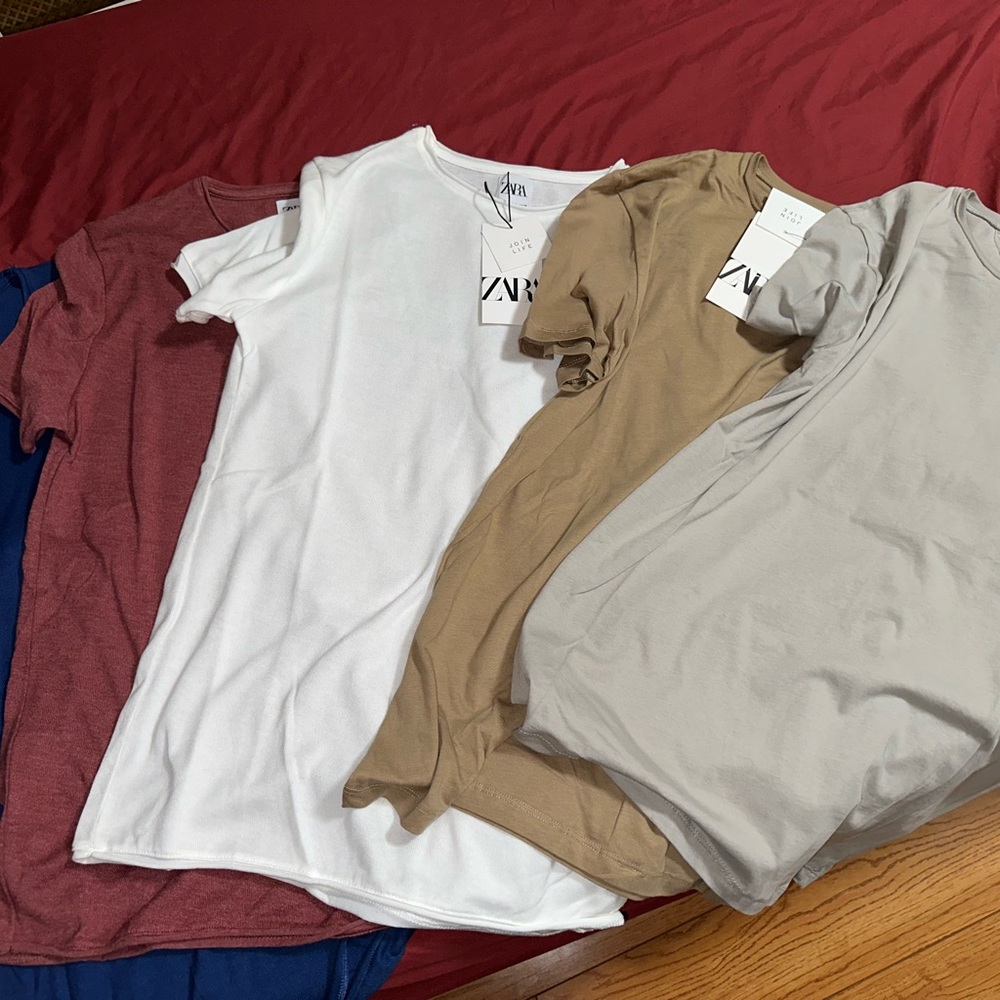 ZARA 3 T-Shirt Multi-Pack ($60 VALUE)